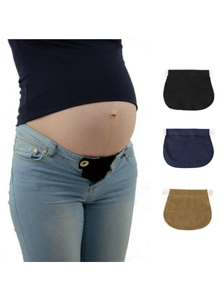 SATINIOR 5 Pieces Maternity Pants Extender Adjustable Pregnancy Waistband  Extender Adjustable Waist Extenders Elastic Trouser Extender for Women  Pregnancy, Black, Blue, Khaki, Navy Blue and Light : :  Clothing, Shoes & Accessories