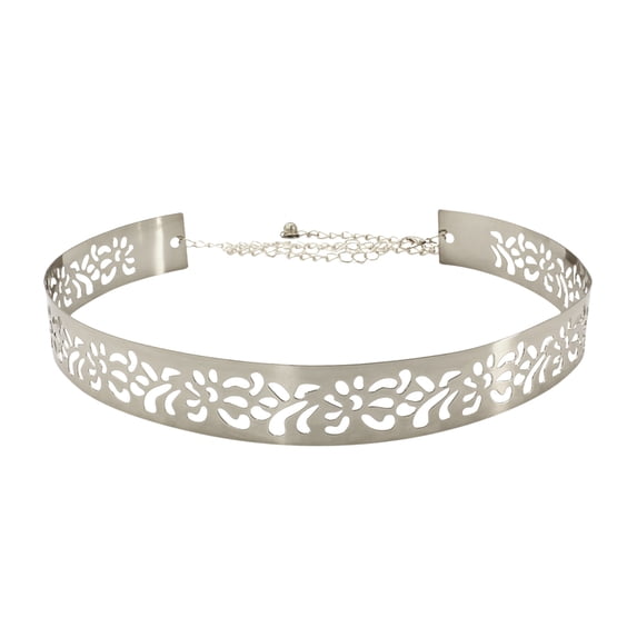 Belts For Women Stylish Shiny Mirror Metal Waist Adjustable Small To Plus Size Womens Belts