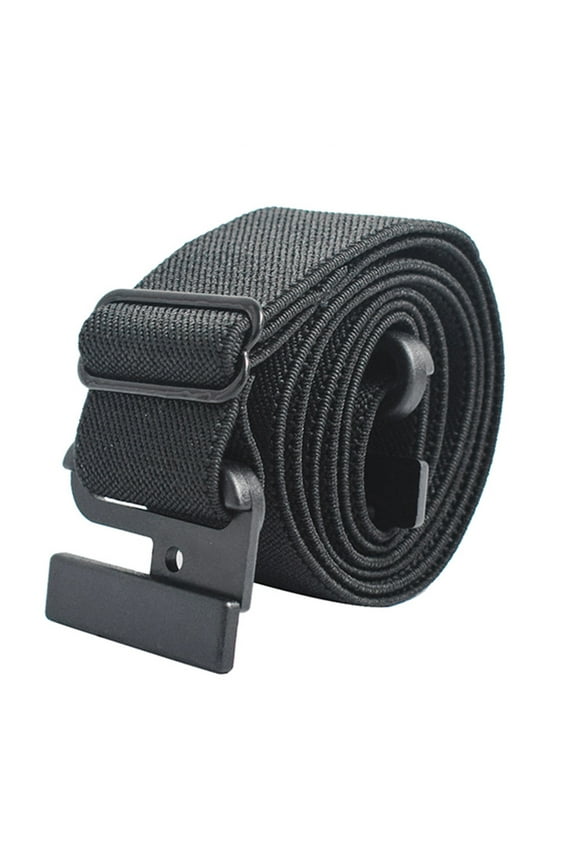 Belts for Women Non Slip Backing Flat Buckle Stretch No Belt Adjustable Show Belt Belt Clearance