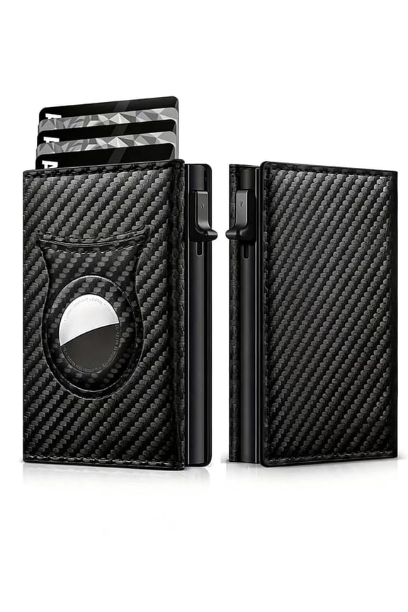 Men Wallet Slim RFID Blocking Credit Card Holder Wallet for Men with Pop Up Card Holder 9-13 Cards with ID Window,Bifold Minimalist Smart Wallet Gift for Men