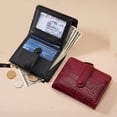 thumbnail image 1 of Beltzy Small Womens Wallet Leather Bifold Card Holder RFID Blocking with ID Window Zipper Coin Pocket Wallets for Women, 1 of 7