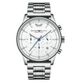 thumbnail image 1 of Belushi Genuine Hot Automatic Luminous Dial Steel Belt Waterproof Watch Men's Fashion Quartz Watch, 1 of 7