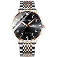 thumbnail image 1 of Belushi Men's Waterproof Luminous Fine Steel Electronic Quartz Watch Waterproof Watch Student, 1 of 7
