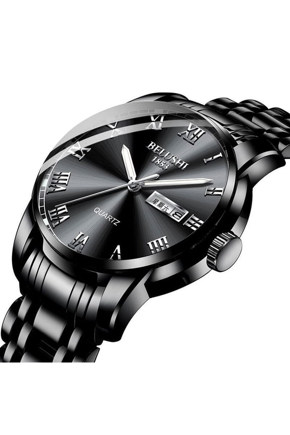 Popular Watch Automatic Dial Steel Watch Men's Waterproof Quartz Watch