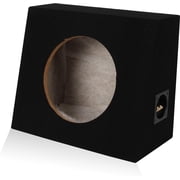 Belva 1TRUCK10 10 Subwoofer Angled Truck or Hatchback Box Enclosure 5/8 MDF Shallow Sub Enclosure