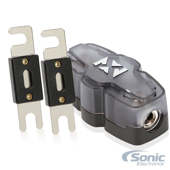 Belva BANL200 2 Pack of 200 Amp Nickel-Plated ANL Fuse w/ ANL Fuse Holder Two fuses + Fuse Holder