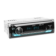 Belva BDMRS5 Single DIN Digital Media Receiver Bluetooth Front USB AUX Input 5 Volt Preamp Outputs