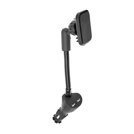 Universal Car Magnetic Phone Holder Mount with Dual USB Charger for Cell Phones - Belva Power Mag Mount 1