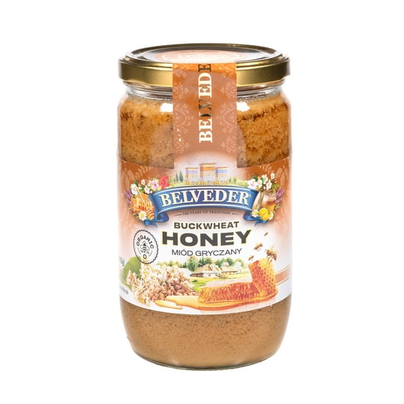 Belveder Buckwheat Organic Honey , 100% Honey 31.74oz (900g) 1 Pack