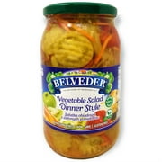 Belveder Dinner Style Vegetable Salad 31.74 oz 900g, Vegan, Non-GMO, Gluten-Free Pack of 1