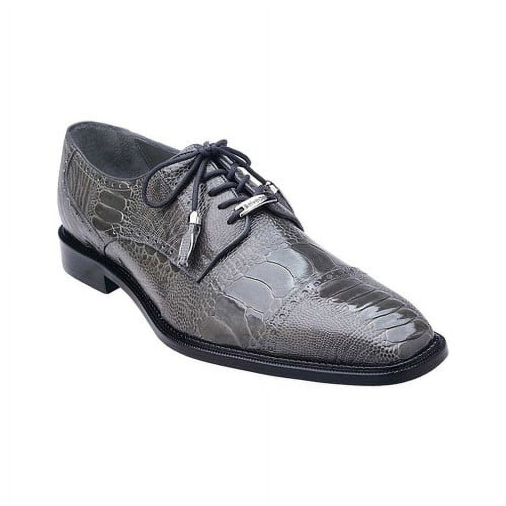 Belvedere Men's Batta Chocolate Genuine Ostrich Oxfords main image 1