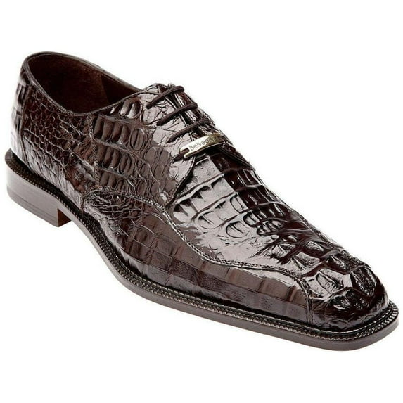 Belvedere, Chapo, Genuine Hornback Crocodile Men's Dress Shoe