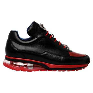 Belvedere, Flash, Genuine Ostrich and Soft Italian Calf Men's Sneaker
