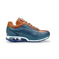 thumbnail image 1 of Belvedere Flash Sneaker Genuine Ostrich ,Soft Italian Calf Blue Almond E01, 1 of 3