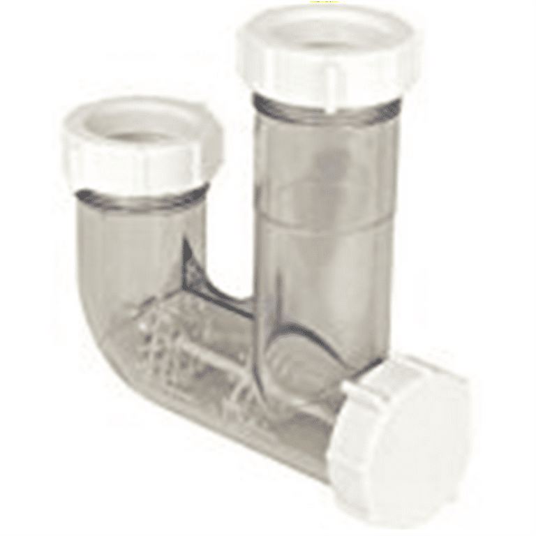 Fits 1-1/4 in. to 1-1/2 in. Pipes Hair Trap for Shampoo Sink in Clear Plastic Fits 1-1/4 in. to 1-1/2 in. Pipes Hair Trap for Shampoo Sink in Clear Plastic