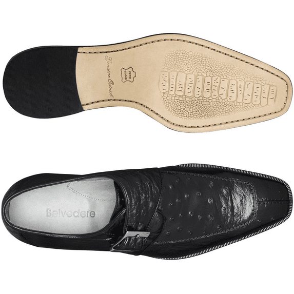 Belvedere, Josh, Genuine Ostrich Men's Dress Shoe