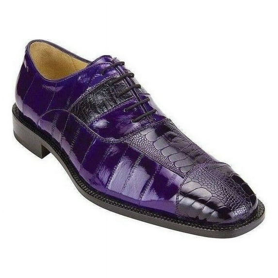 Belvedere, Mare, Genuine Ostrich and Eel Men's Dress Shoe