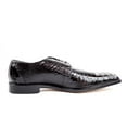 thumbnail image 1 of Belvedere Men Siena Dress Exotic shoes Formal Genuine Ostrich Leather 1463 black, 1 of 3