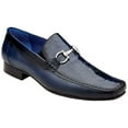 thumbnail image 1 of Belvedere Men's Bruno Genuine Ostrich Leg and Italian Calf Loafer Navy 1026, 1 of 6