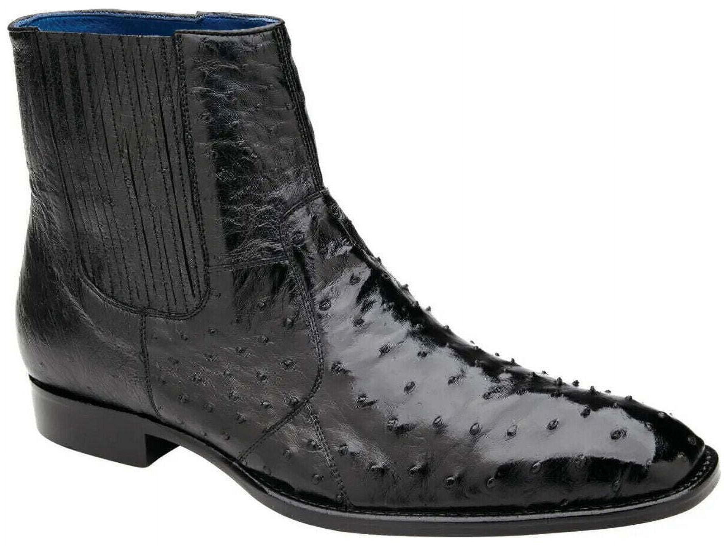 Belvedere Roger Ostrich Quill Dress Boot – Brown main image 0