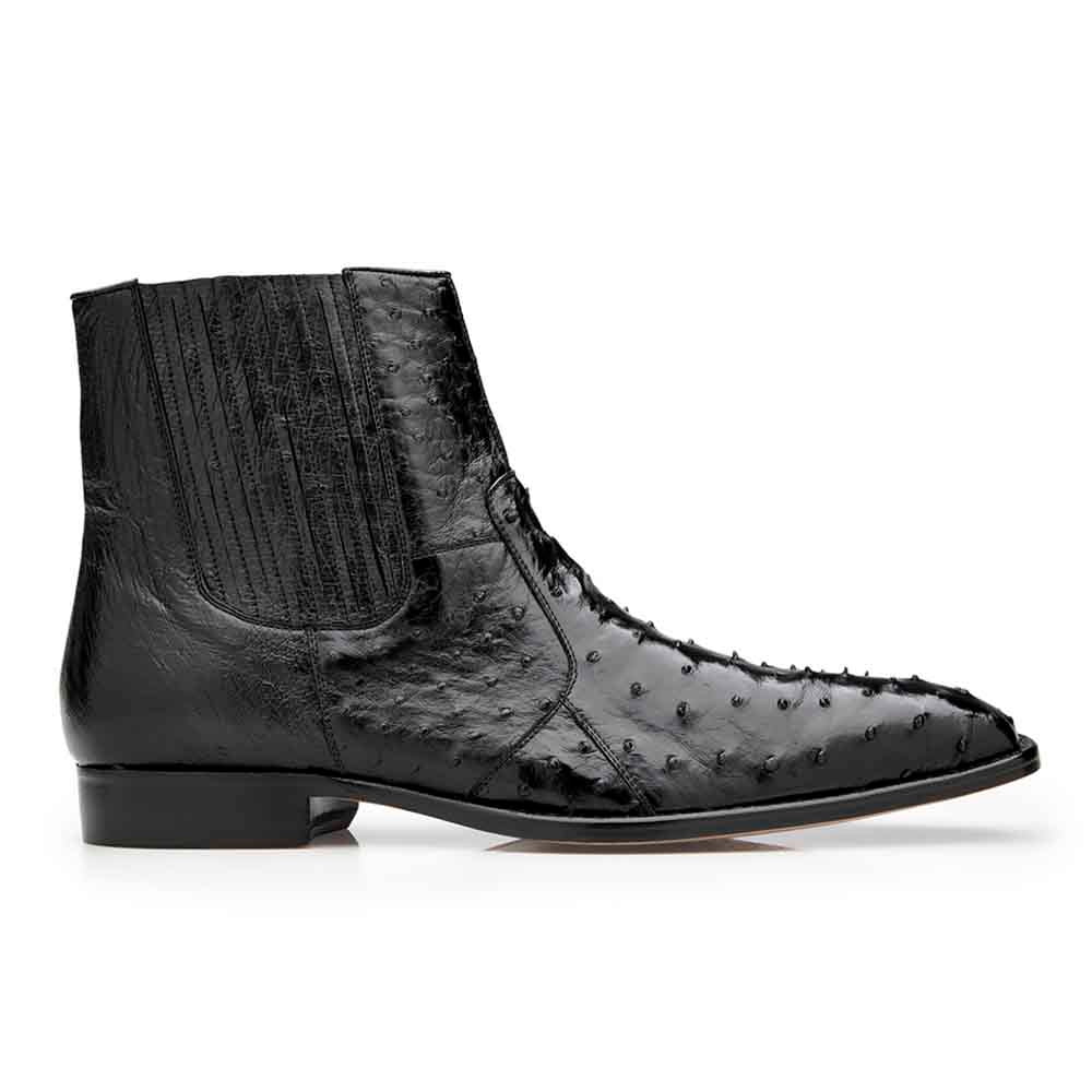 Belvedere Roger Ostrich Quill Dress Boot – Brown main image 1