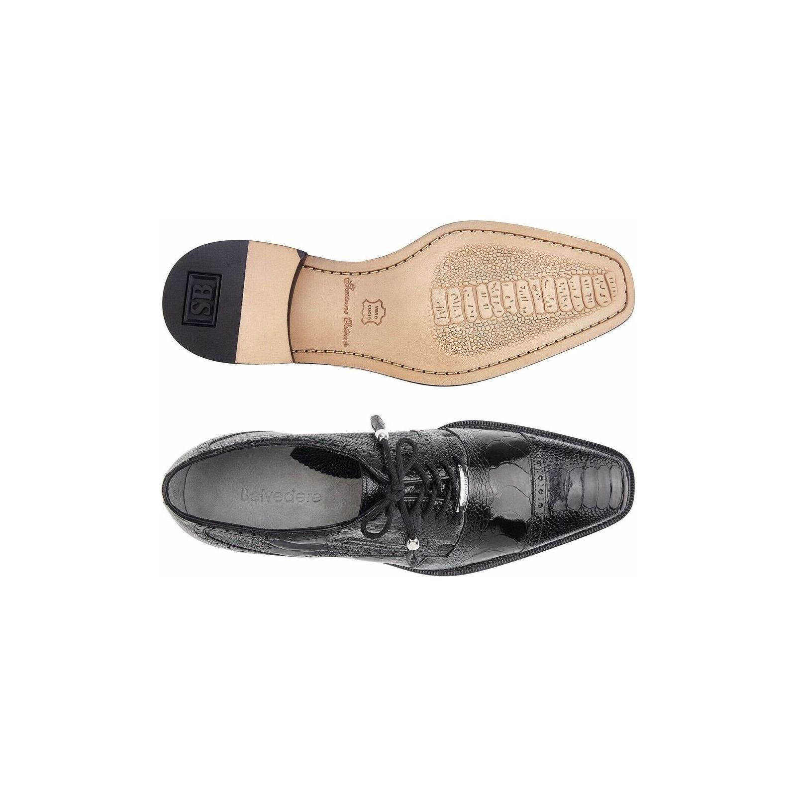 Belvedere Batta - Brown Genuine Leather Luxury Shoe