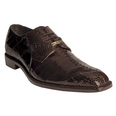 Belvedere Mare Black Genuine Eel And Ostrich Leg Shoes main image 1