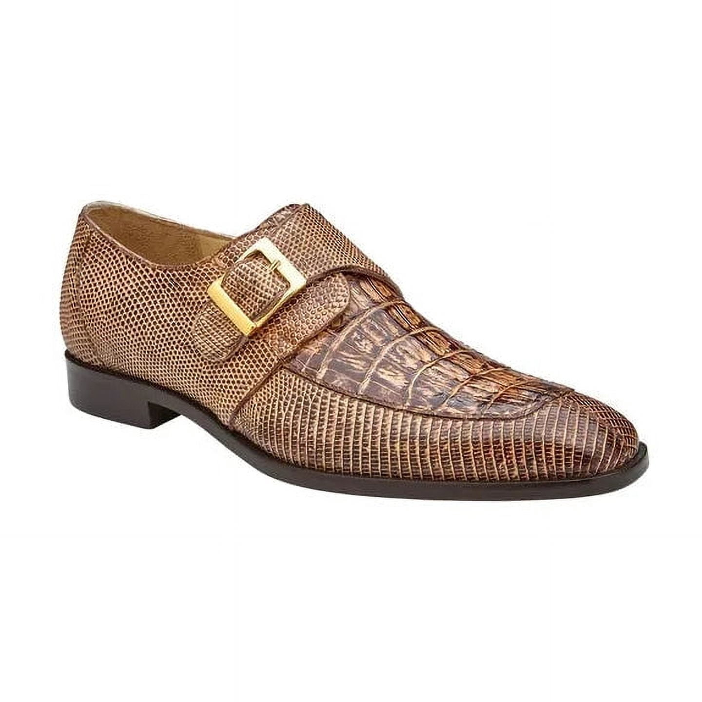 Belvedere Valter Rose Pink Crocodile & Lizard Dress Shoes