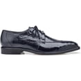 thumbnail image 1 of Belvedere Siena Men's Shoes Genuine Ostrich Lace up Navy 1463, 1 of 6