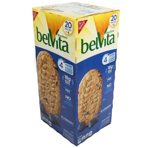 Belvita Blueberry biscuit 20 Pack x 1.76 Oz, 35.2 Ounce