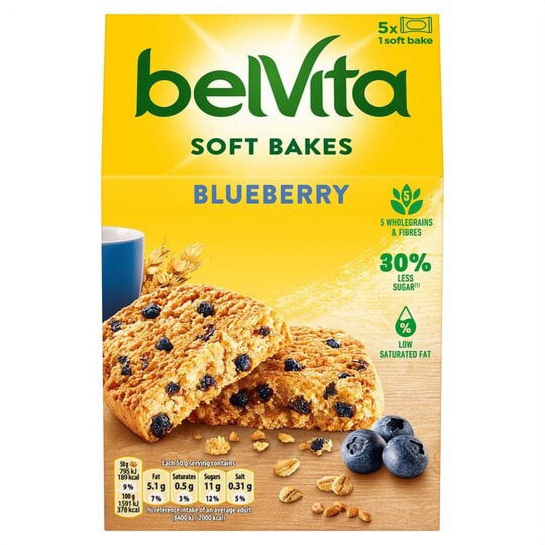 Belvita Breakfast Soft Bakes Blueberry 250g - UK Version Imported by Sentogo