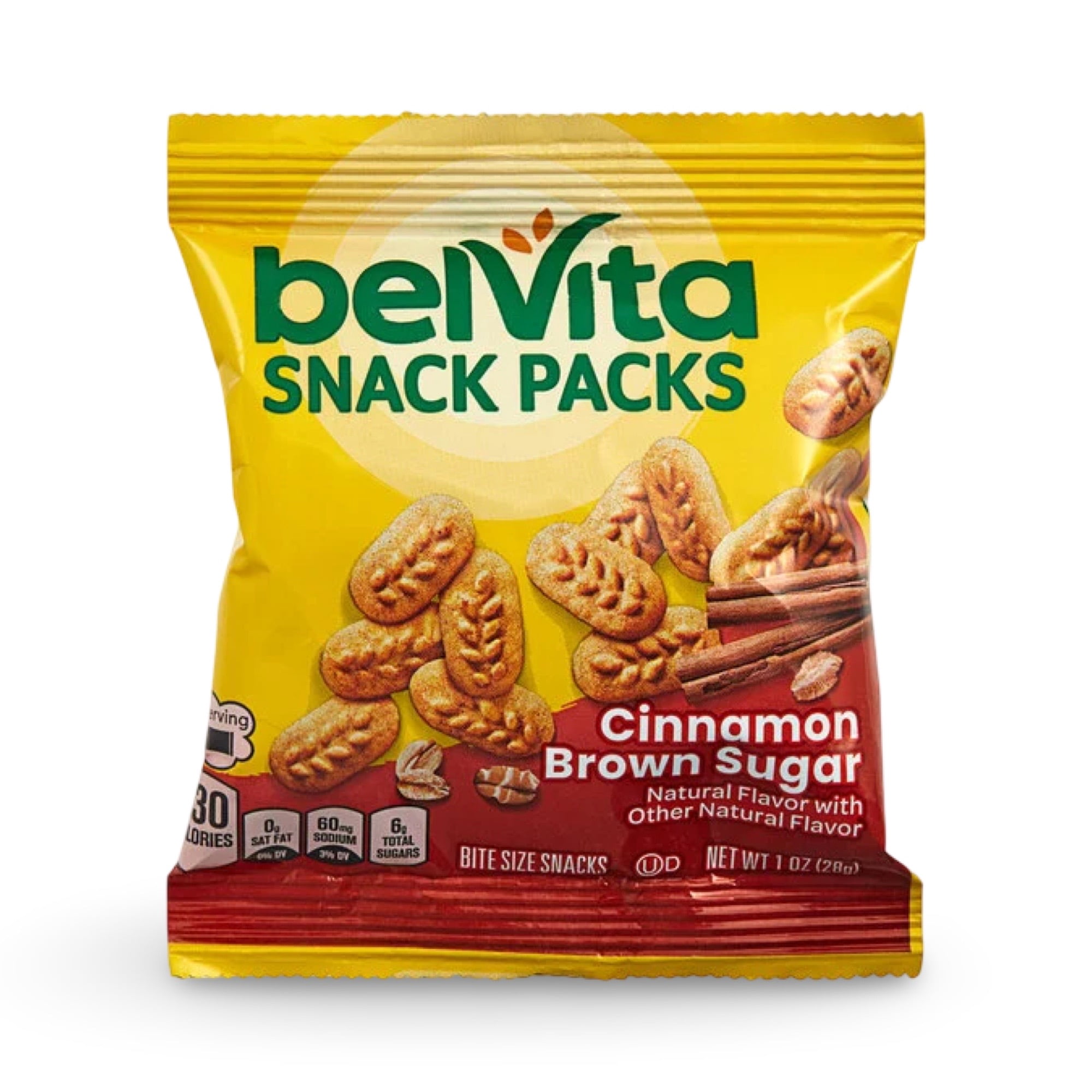 belVita Cinnamon Brown Sugar Breakfast Biscuits 60 Single Serve Packs, School Smart Snacks