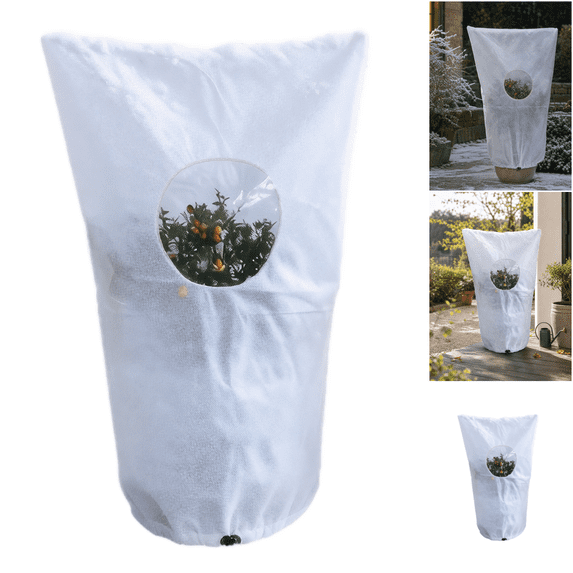 Tressv Exploding Belvizo Plant Covers with Clear Window for Freeze Protection Outdoor ...