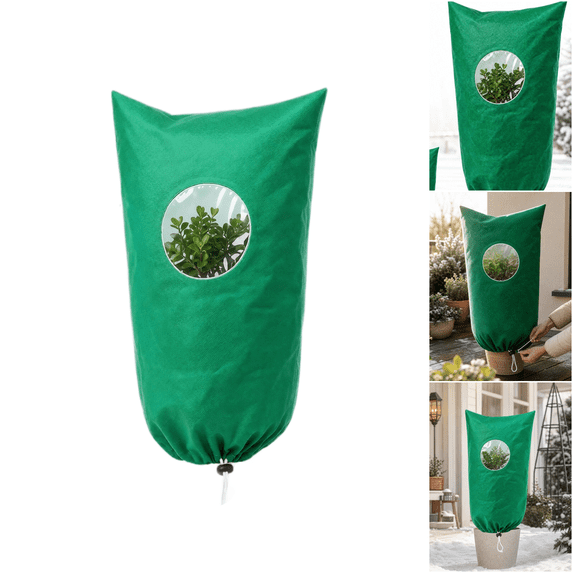 Belvizo Plant Covers with Clear Window for Freeze Protection Outdoor ...