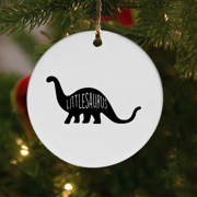 BELVO Daddy and Me Ornament Father and Son Matching Fathers Day Winter Holiday Tree, Ceramic Ornament