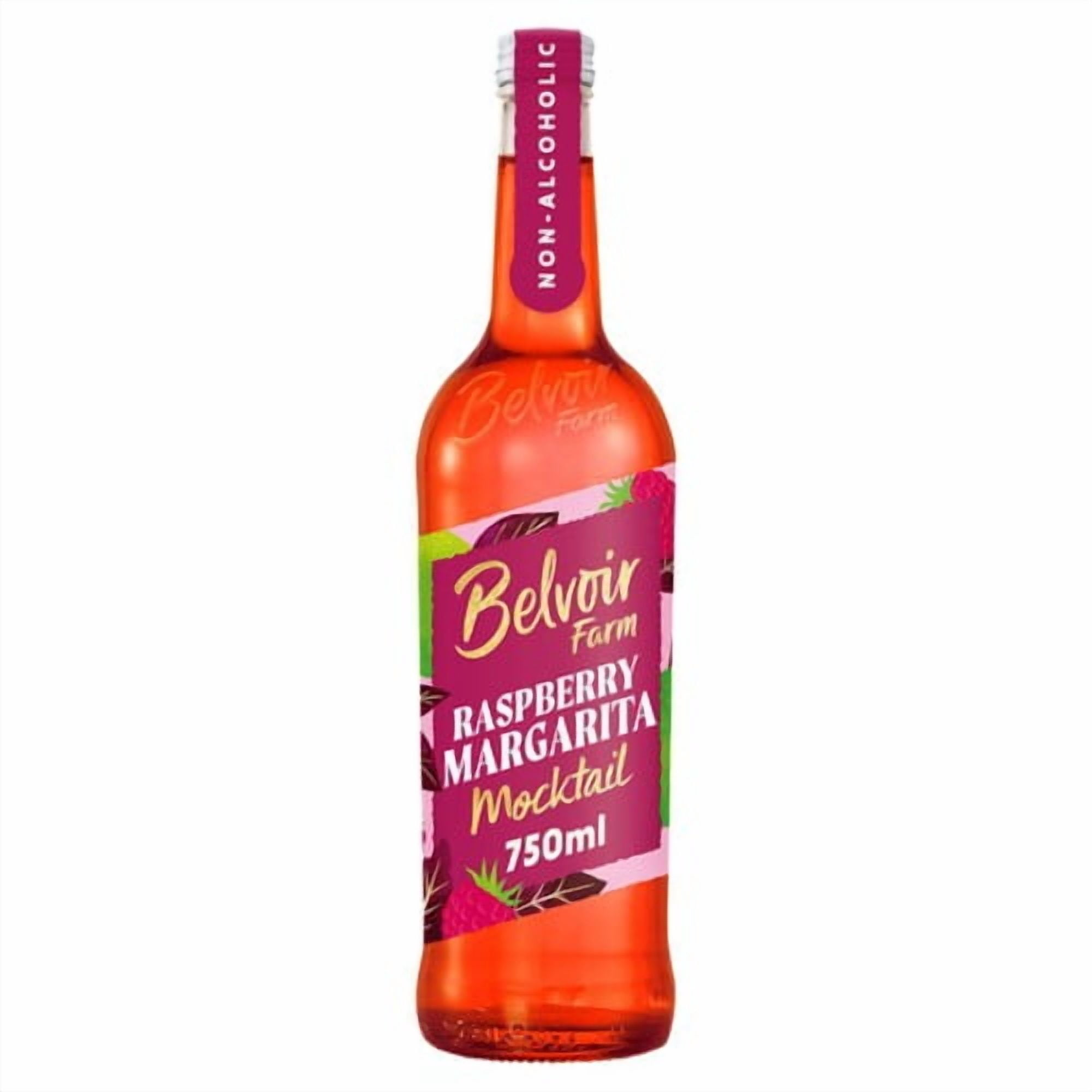 Belvoir Farm Raspberry Margarita Mocktail 750ml, British Import (Pack of 2)