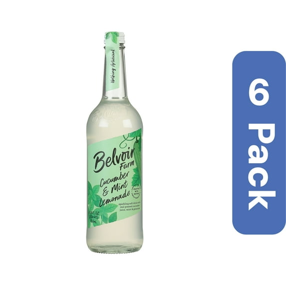 Belvoir Natural Cucumber Mint Beverage 25.4 fl oz (Pack of 6)