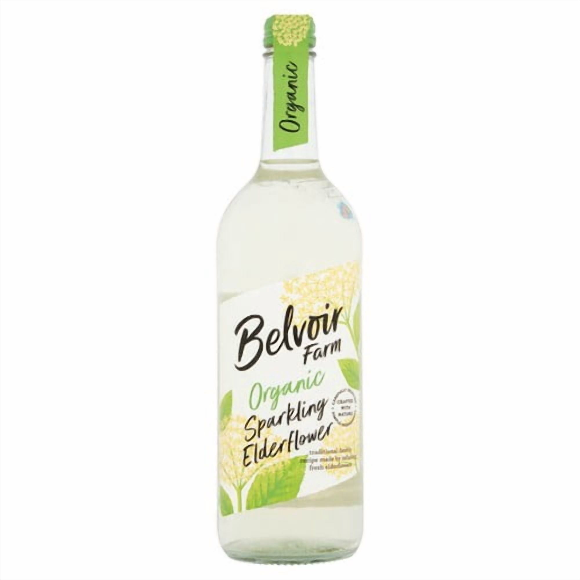 Belvoir Organic Elderflower Presse 750ml, British Import (Pack of 2)