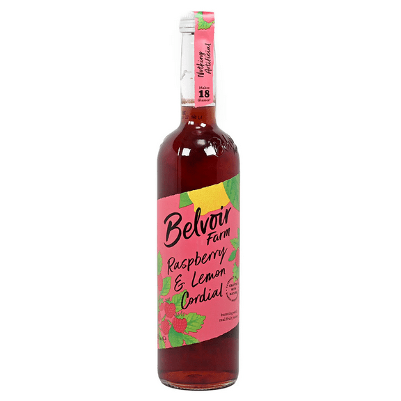 Belvoir Raspberry & Lemon Cordial (500ml) - Pack of 2