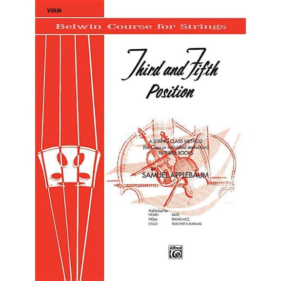 Pre-Owned Belwin Course for Strings: 3rd and 5th Position String Builder: A String Class Method (for Class or Individual Instruction) - Violin (Paperback)