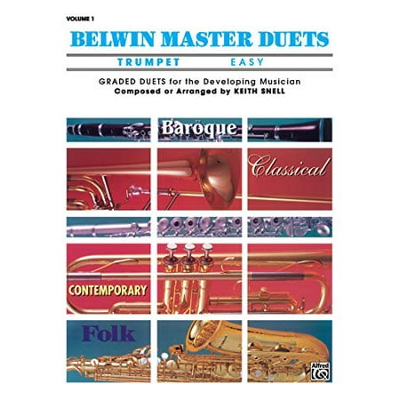 Pre-Owned Belwin Master Duets (Trumpet), Vol 1: Easy (Paperback) 076921245X 9780769212456