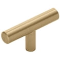 thumbnail image 1 of Belwith BWHH075591 CBZ 60 mm Bar Pull T-Knob Cabinet Knob - Champagne Bronze, 1 of 7