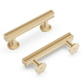 thumbnail image 1 of Belwith BWH077880 CBZ 76 mm Center-to-Center Woodward Pull - Champagne Bronze, 1 of 7