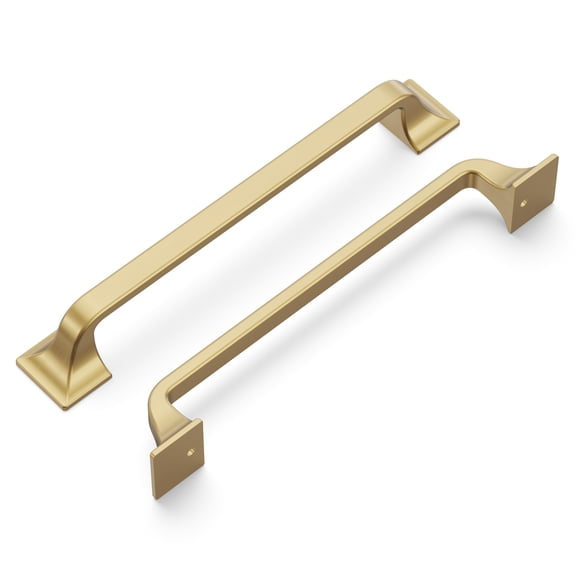Belwith BWH076703 CBZ 160 mm Center-to-Center Forge Cabinet Pull - Champagne Bronze