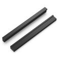 thumbnail image 1 of 5026413 CABINET PULL FO 1/2""W Hickory Hardware Streamline Contemporary Bar Cabinet Pull 6-5/16 in. Flat Onyx (Pack of 10), 1 of 7
