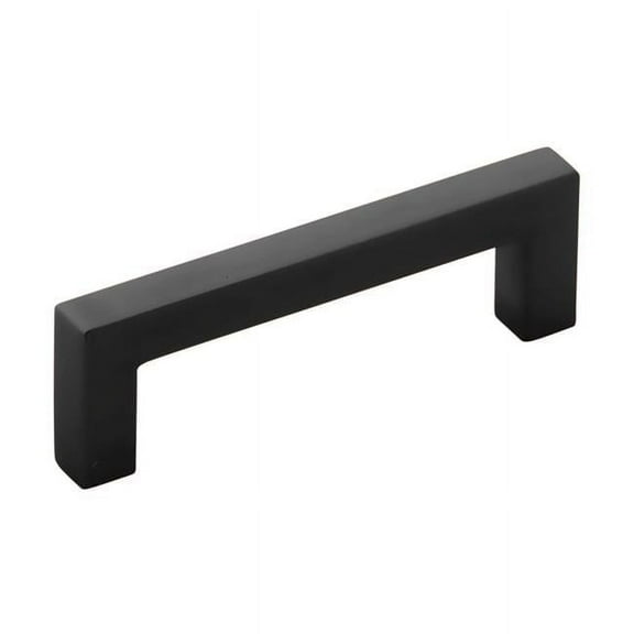Belwith BWHH075326 MB 3 in. Center-Center Style Pull, Matte Black