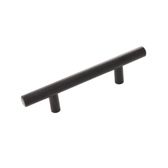 Belwith BWHH075593 MB 3 in. Cabinet Bar Pull, Matte Black