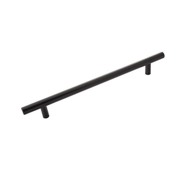 Belwith BWHH075597 MB 192 mm Cabinet Bar Pull, Matte Black