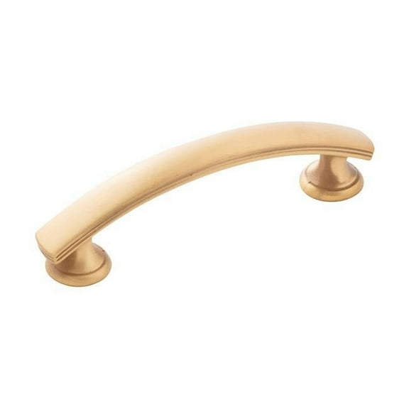 Belwith BWP2143 BGB 3 in. Center-to-Center Cabinet Pull, Brushed Gold Brass