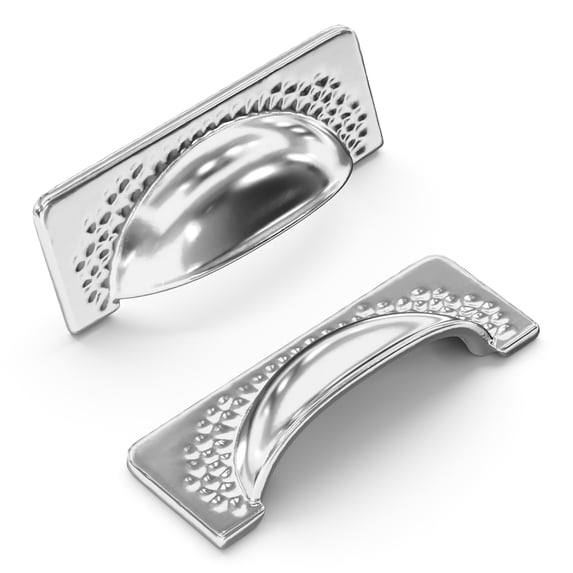 Belwith BWP2174 CH 96 mm Craftsman Cabinet Cup Pull, Chrome